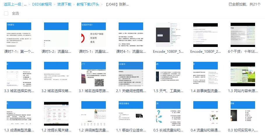 张新星【百万流量站运营社群】8G完结视频百度网盘下载