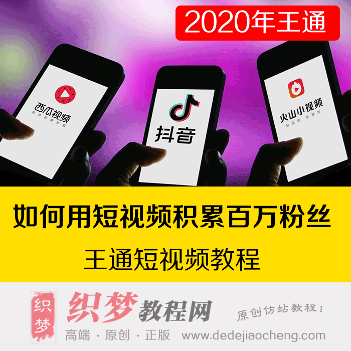 2020年王通【如何用短视频积累百万粉丝】王通短视频教程百度云网盘下载