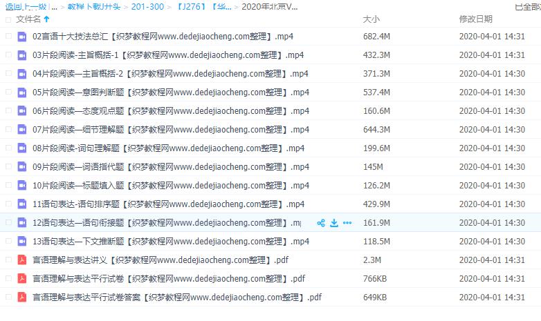 华图【2020年北京VIP尊享班理论精讲】（32.4G/mp4）完整版百度云资源下载