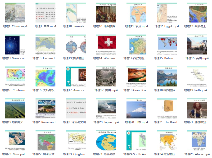 何无梦：布朗&杜克【世界地理课】（2.3G完结）百度云网盘下载