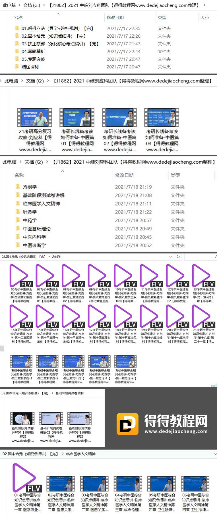 2021刘应科团队【中医学考研综合全程班】-50.1G完结-百度云网盘下载